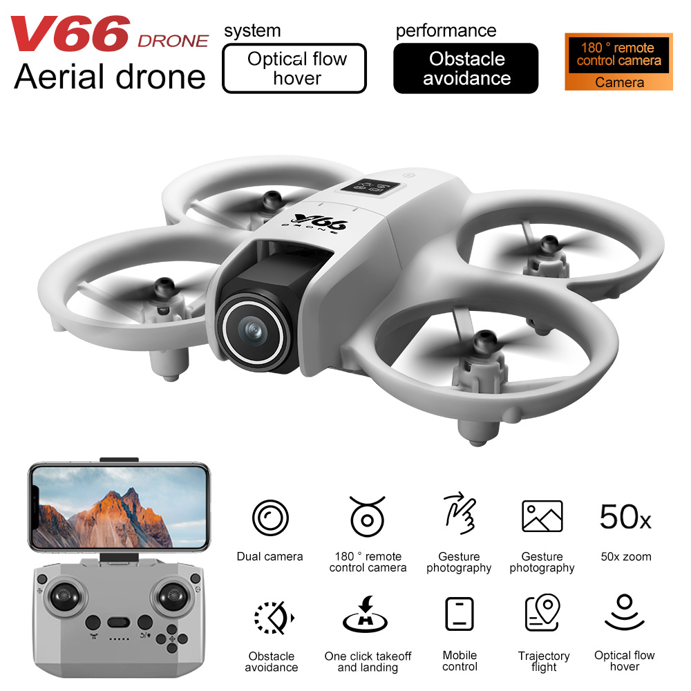 New V66 Mini Drone HD Camera 4 - Drone Multispectral 评论和价格