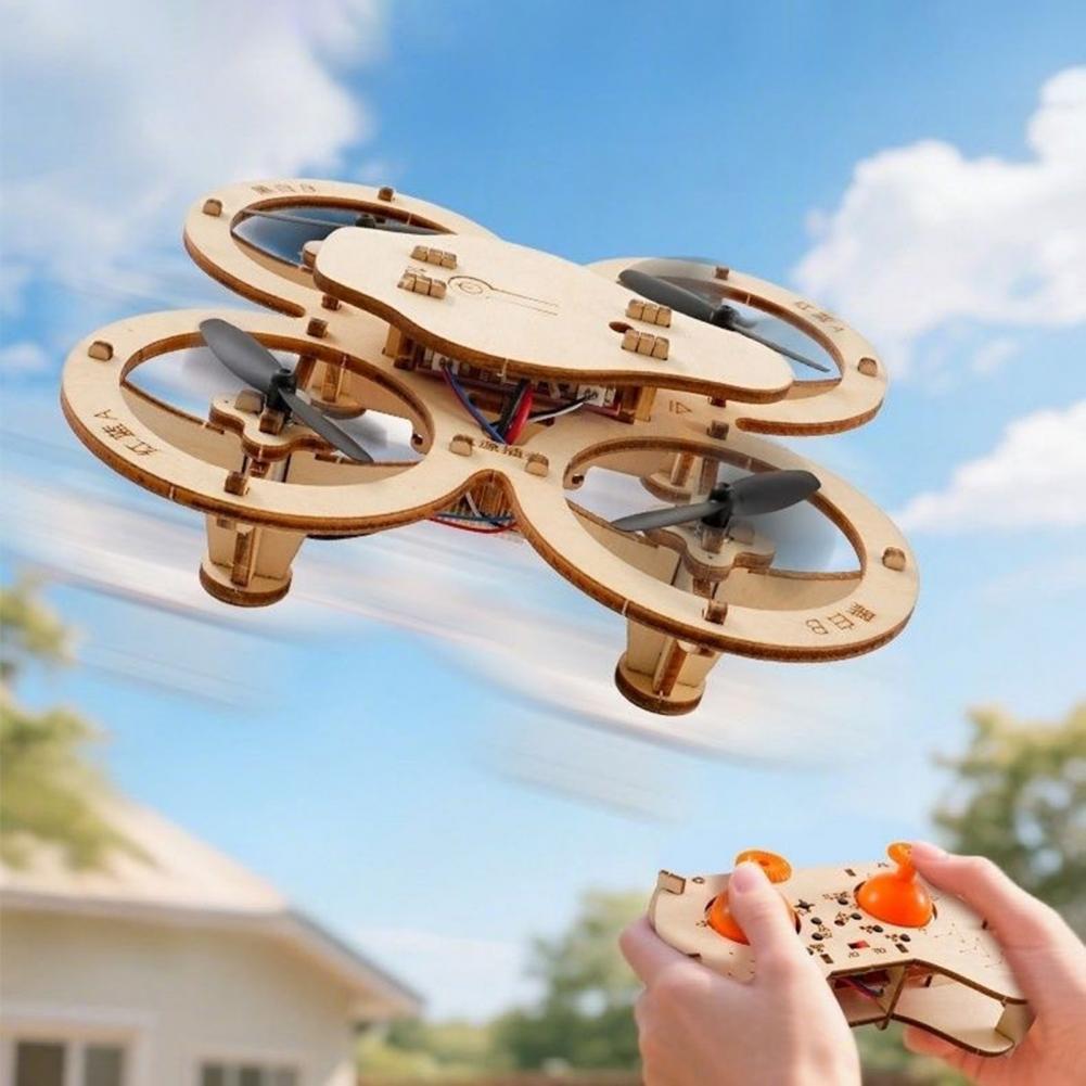 Rc Drone Toy Wooden Drone Puzz - Drone Aerial Photography 评论和价格