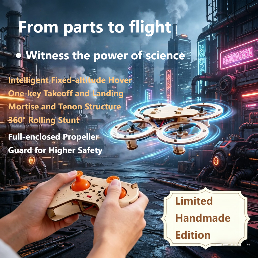 2026 New Wooden DIY Assembled  - Drone Aerial Photography 评论和价格