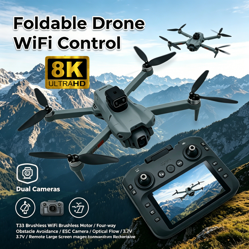 2026 New T33 RC Drone 8K Camer - Drone Mapping 评论和价格