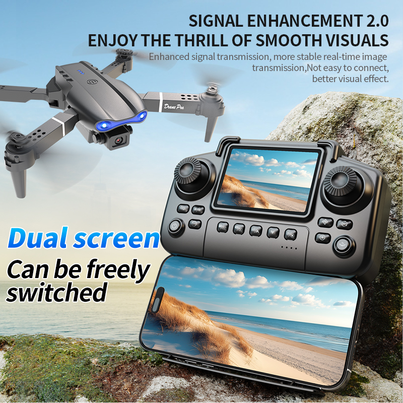 E99 PRO Drone Screen Control A - Drone Cinematic 评论和价格