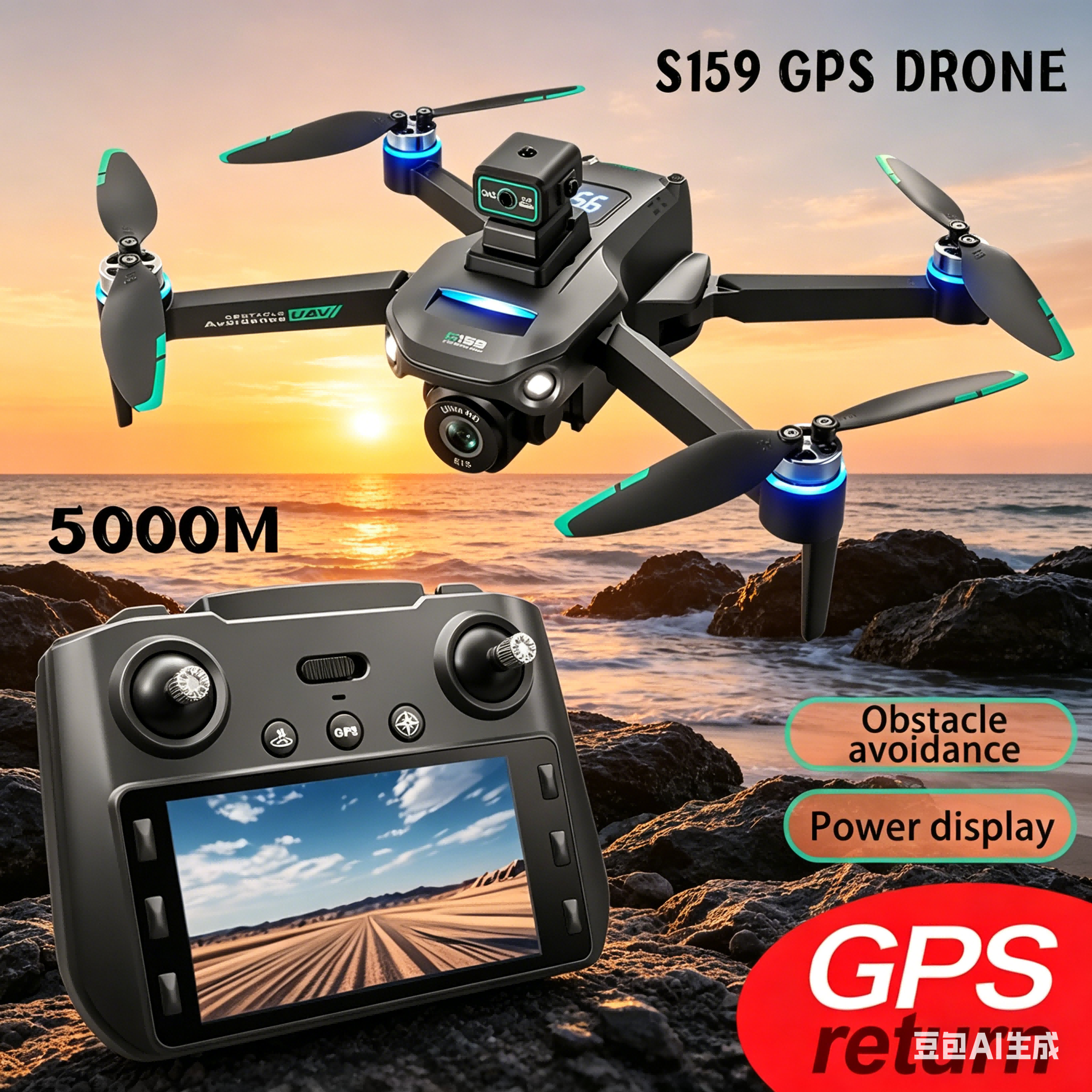 S159 GPS Drone 4K Profesional  - Drone Mapping 评论和价格